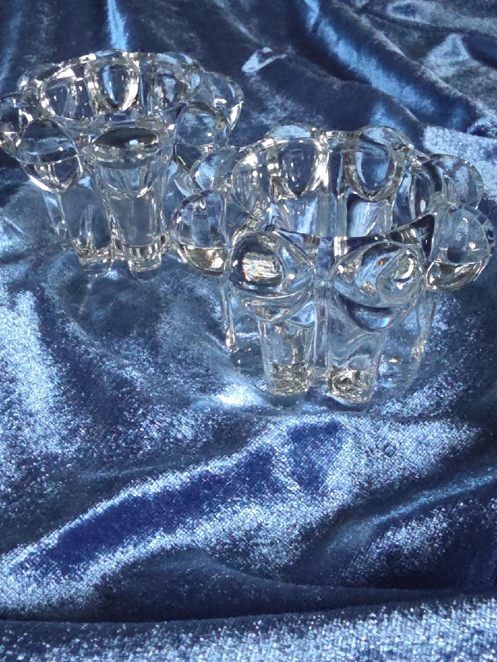 Clear Glass Bubble Votive Candle Holders - Home Accents
